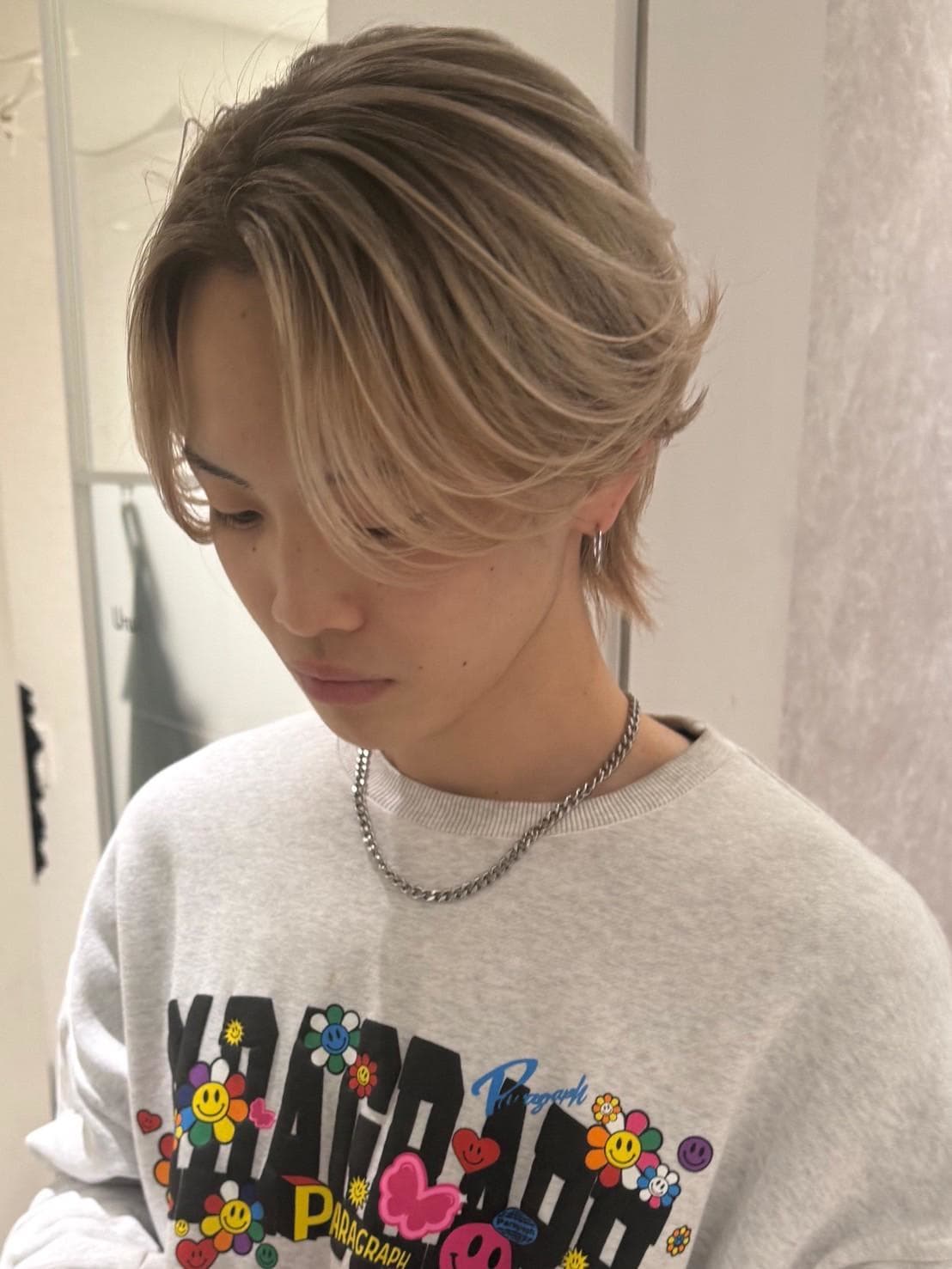 シルバーバレイヤージュ ANSWER メンズヘアスタイル 1